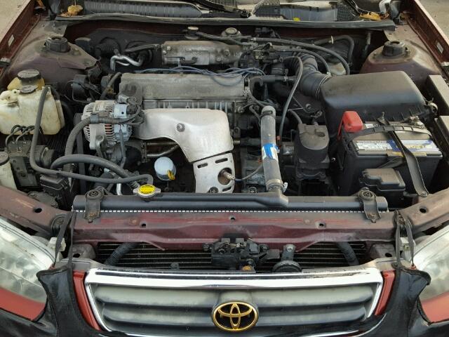 4T1BG22K51U086684 - 2001 TOYOTA CAMRY CE RED photo 7