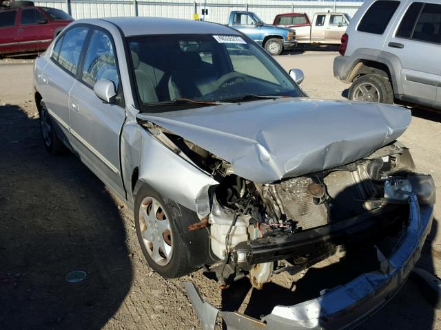 KMHDN46D24U844927 - 2004 HYUNDAI ELANTRA GL GRAY photo 1