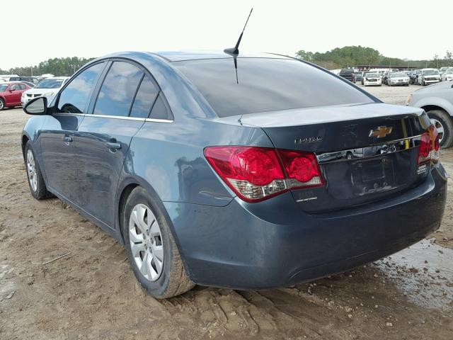 1G1PC5SH4C7284680 - 2012 CHEVROLET CRUZE LS BLUE photo 3