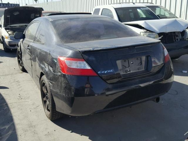 2HGFG11988H544750 - 2008 HONDA CIVIC EXL BLACK photo 3