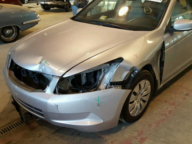 1HGCP26398A142862 - 2008 HONDA ACCORD LX SILVER photo 9