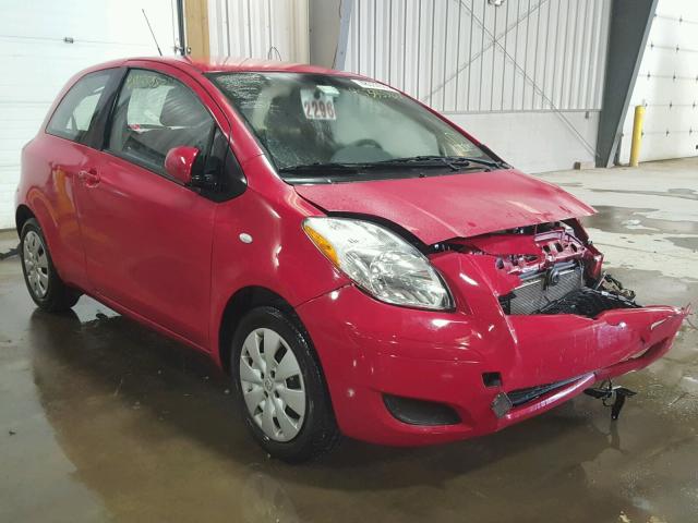 JTDJT4K32A5288005 - 2010 TOYOTA YARIS RED photo 1