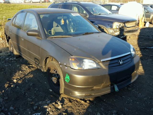 2HGES15123H609311 - 2003 HONDA CIVIC DX BLACK photo 1