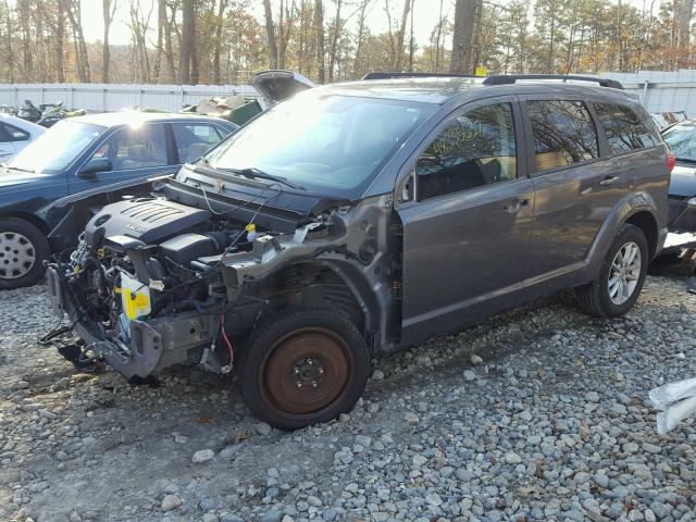 3C4PDDBG6DT579511 - 2013 DODGE JOURNEY SX GRAY photo 2