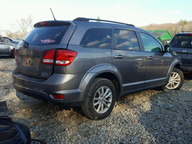 3C4PDDBG6DT579511 - 2013 DODGE JOURNEY SX GRAY photo 4