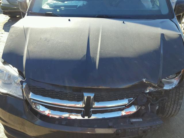 2C4RDGCG3DR581227 - 2013 DODGE GRAND CARA BLACK photo 7