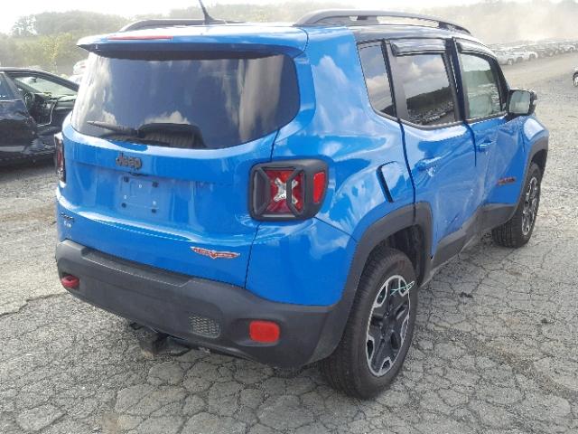 ZACCJBCT5FPB78212 - 2015 JEEP RENEGADE T BLUE photo 4