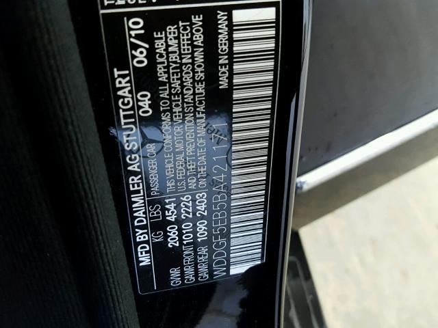 WDDGF5EB5BA421171 - 2011 MERCEDES-BENZ C 300 黑色 照片 10