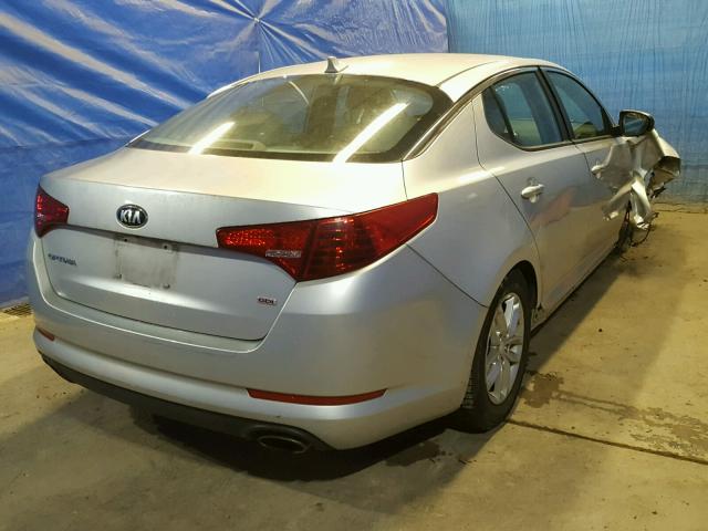 5XXGM4A71DG246128 - 2013 KIA OPTIMA LX SILVER photo 4