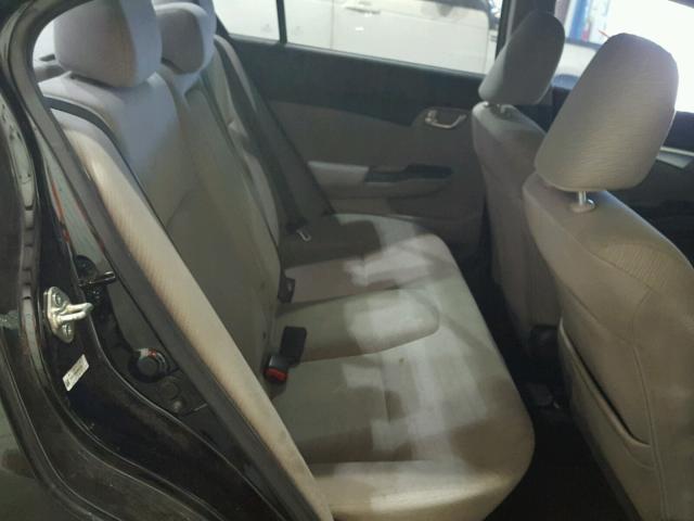 19XFB2F8XDE045120 - 2013 HONDA CIVIC EX BLACK photo 6