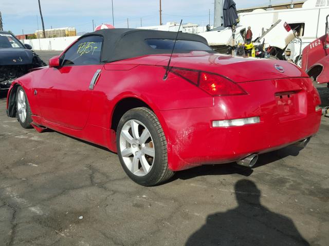 JN1AZ36A05M757396 - 2005 NISSAN 350Z ROADS RED photo 3