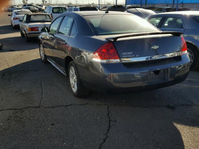 2G1WB5EK7A1267436 - 2010 CHEVROLET IMPALA LT GRAY photo 3