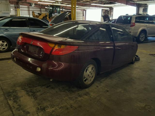 1G8ZY12772Z266155 - 2002 SATURN SC2 MAROON photo 4