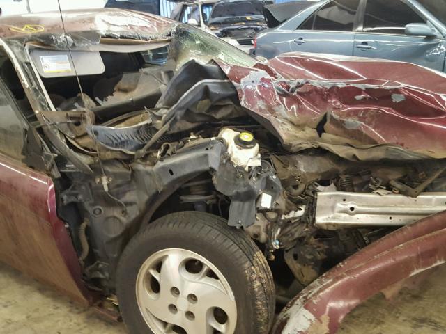 1G8ZY12772Z266155 - 2002 SATURN SC2 MAROON photo 9