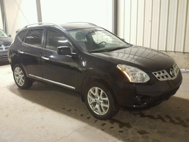 JN8AS5MV0BW253860 - 2011 NISSAN ROGUE S BLACK photo 1