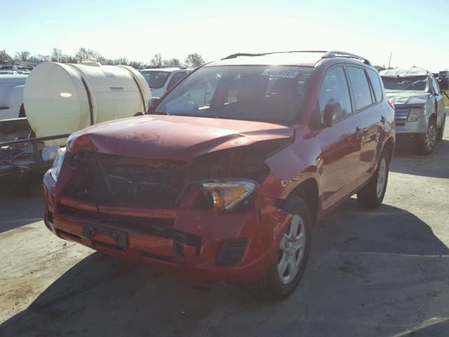 2T3ZF4DVXAW052557 - 2010 TOYOTA RAV4 RED photo 2