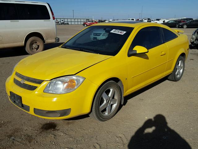 1G1AL15F967708092 - 2006 CHEVROLET COBALT LT YELLOW photo 2