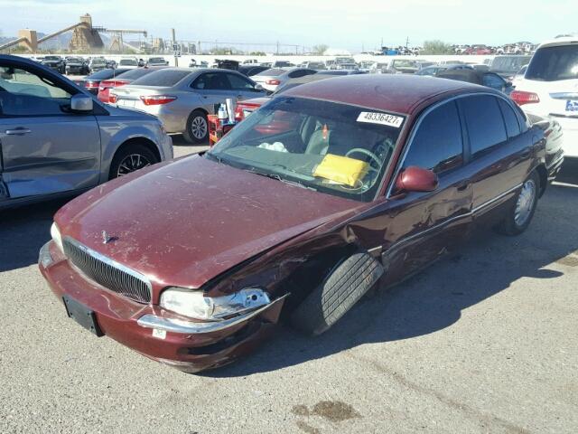 1G4CW52K0W4648295 - 1998 BUICK PARK AVENU MAROON photo 2