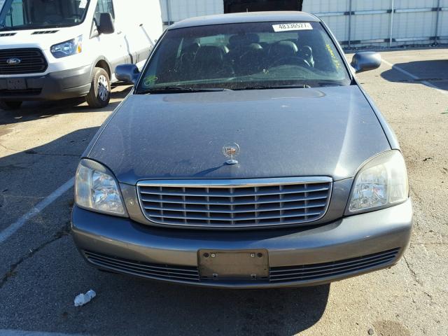 1G6KD54Y85U122828 - 2005 CADILLAC DEVILLE GRAY photo 9