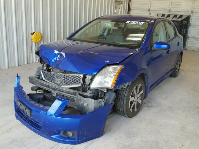 3N1AB6AP5BL706547 - 2011 NISSAN SENTRA 2.0 BLUE photo 2