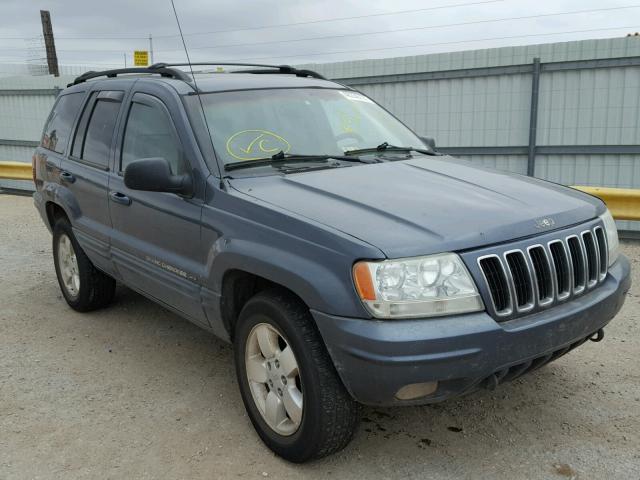 1J4GW58N61C679244 - 2001 JEEP GRAND CHER BLUE photo 1