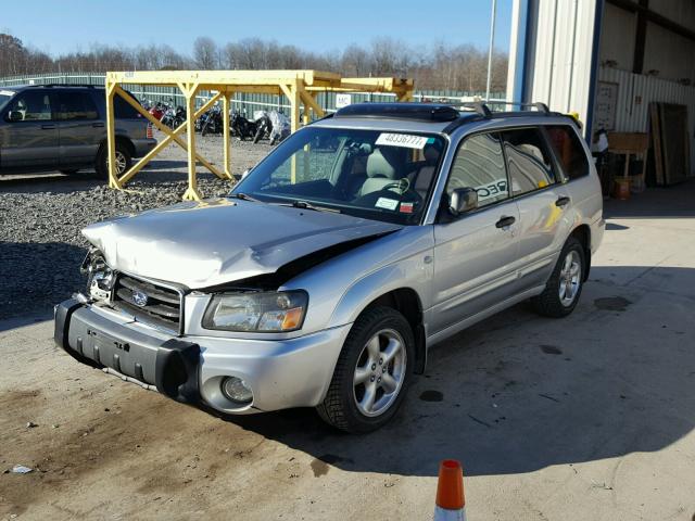 JF1SG65604H709870 - 2004 SUBARU FORESTER 2 SILVER photo 2