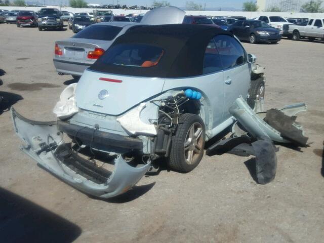 3VWCD31Y04M334410 - 2004 VOLKSWAGEN NEW BEETLE 青绿色 照片 4