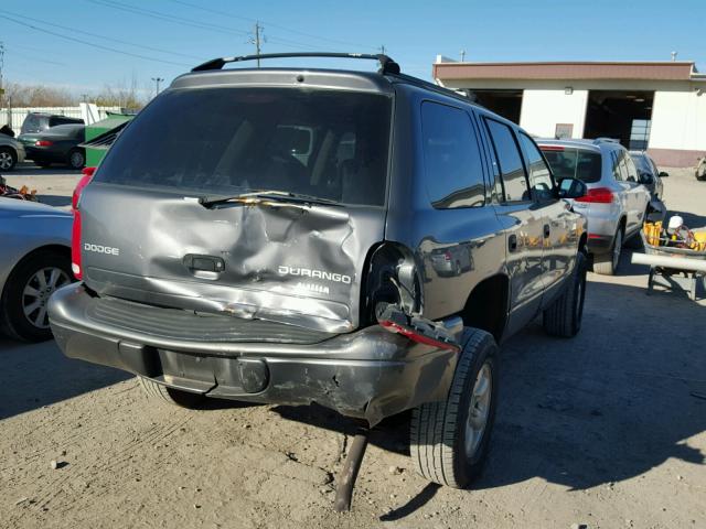 1D4HS38N63F524885 - 2003 DODGE DURANGO SP GRAY photo 4