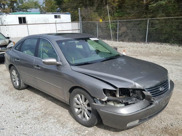 KMHFC46F39A370172 - 2009 HYUNDAI AZERA SE GRAY photo 1