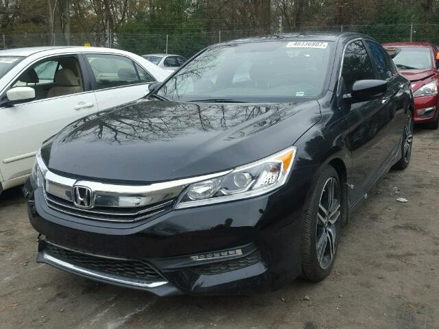 1HGCR2F56HA242204 - 2017 HONDA ACCORD SPO BLACK photo 2