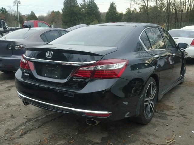 1HGCR2F56HA242204 - 2017 HONDA ACCORD SPO BLACK photo 4