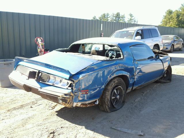 1G2AV87H8BL134129 - 1981 PONTIAC FIREBIRD F BLUE photo 4