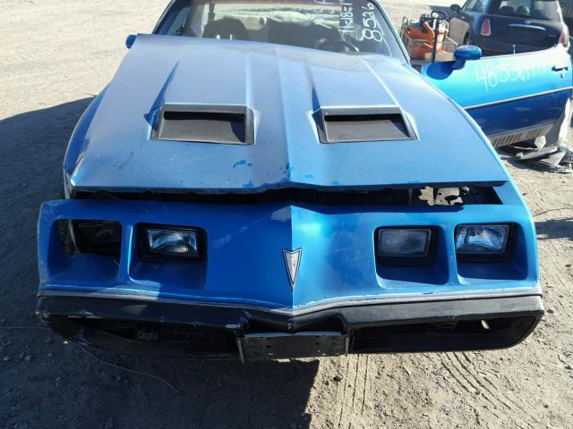 1G2AV87H8BL134129 - 1981 PONTIAC FIREBIRD F BLUE photo 7