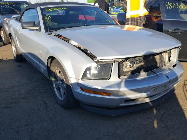 1ZVFT84N655243891 - 2005 FORD MUSTANG SILVER photo 1