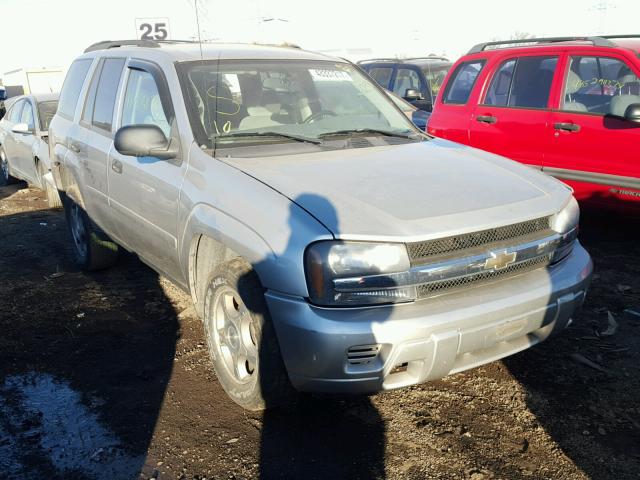 1GNDT13S082209841 - 2008 CHEVROLET TRAILBLAZE SILVER photo 1