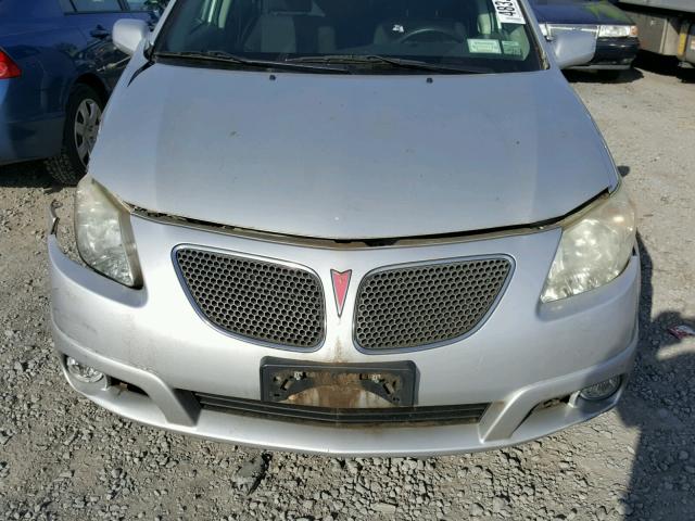 5Y2SM63835Z473900 - 2005 PONTIAC VIBE SILVER photo 7