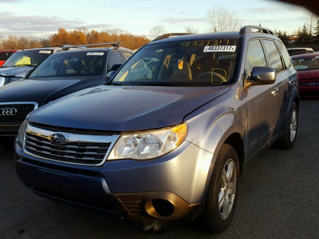 JF2SH63619H703790 - 2009 SUBARU FORESTER 2 BLUE photo 2