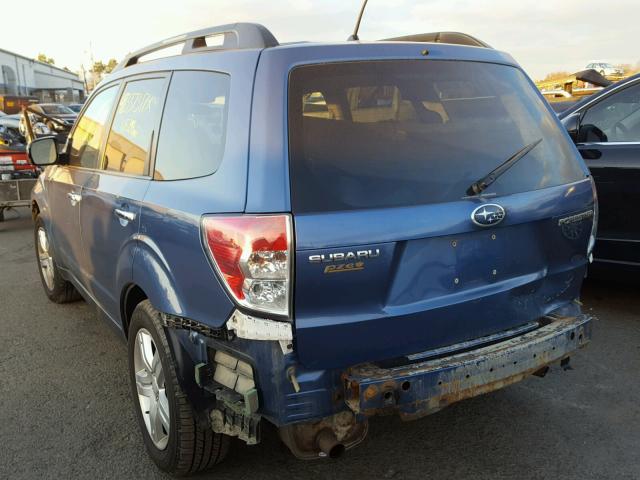 JF2SH63619H703790 - 2009 SUBARU FORESTER 2 BLUE photo 3