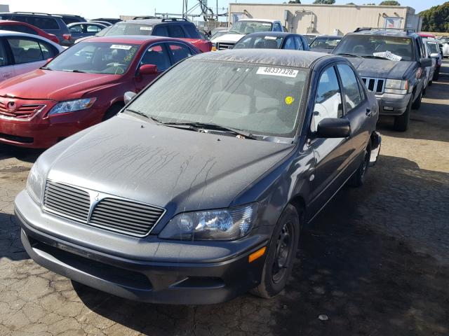 JA3AJ26E12U060234 - 2002 MITSUBISHI LANCER ES GRAY photo 2