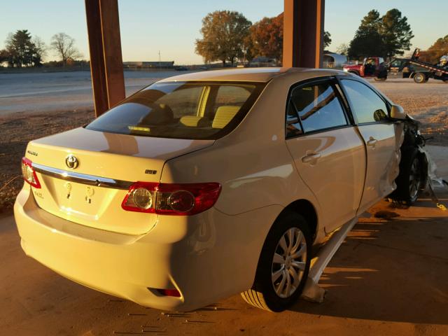 5YFBU4EE1CP035214 - 2012 TOYOTA COROLLA BA WHITE photo 4