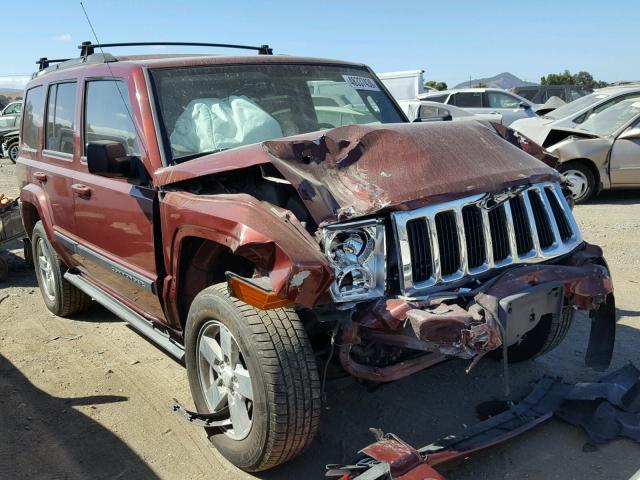 1J8HH48K87C510395 - 2007 JEEP COMMANDER მუქწითელი ფოტო 1