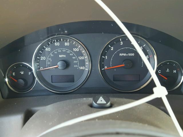 1J8HH48K87C510395 - 2007 JEEP COMMANDER მუქწითელი ფოტო 8