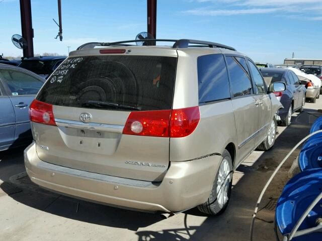 5TDYK4CC9AS304842 - 2010 TOYOTA SIENNA XLE BROWN photo 4