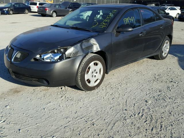 1G2ZF58B474169678 - 2007 PONTIAC G6 VALUE L BLACK photo 2