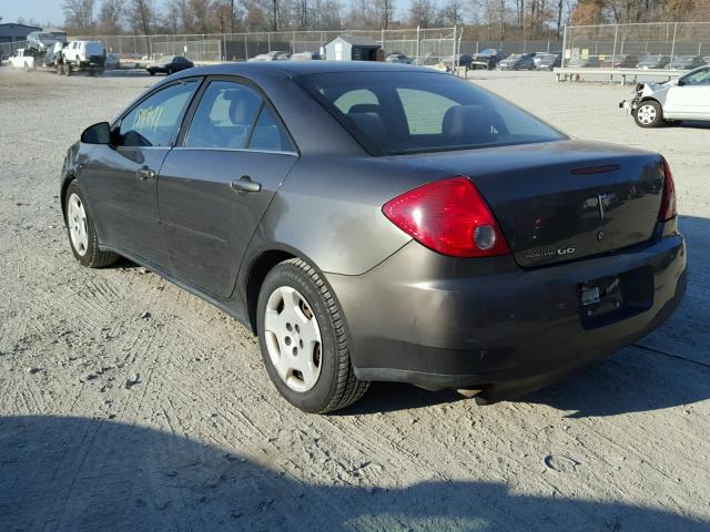 1G2ZF58B474169678 - 2007 PONTIAC G6 VALUE L BLACK photo 3