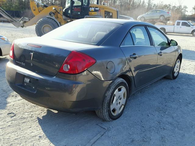 1G2ZF58B474169678 - 2007 PONTIAC G6 VALUE L BLACK photo 4