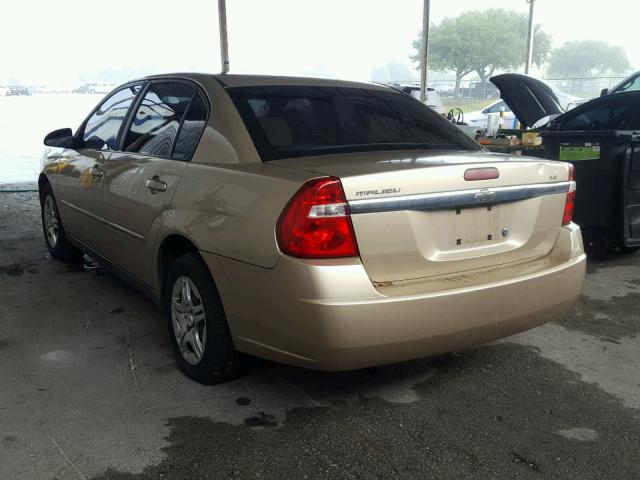 1G1ZS51F46F152878 - 2006 CHEVROLET MALIBU LS ოქროსფერი ფოტო 3