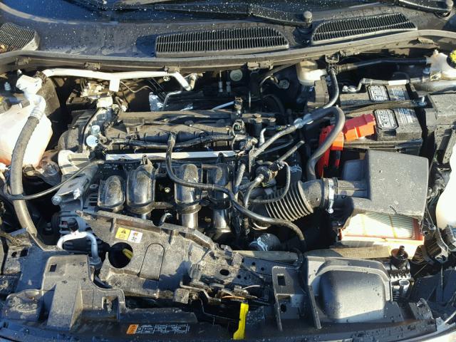 3FADP4BJ7GM208593 - 2016 FORD FIESTA SE GRAY photo 7