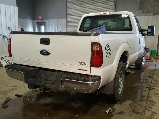 1FTBF2B64CEC11200 - 2012 FORD F250 SUPER WHITE photo 4