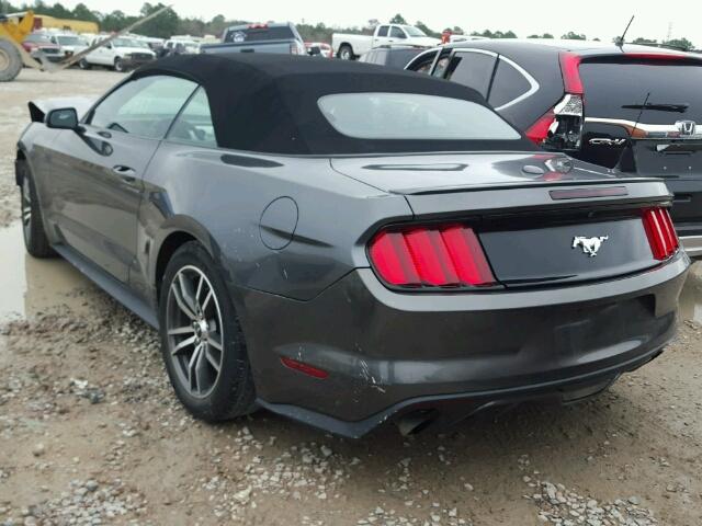 1FATP8UH1G5275645 - 2016 FORD MUSTANG GRAY photo 3